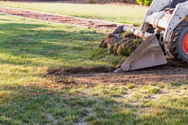 Sloped Backyard Leveling